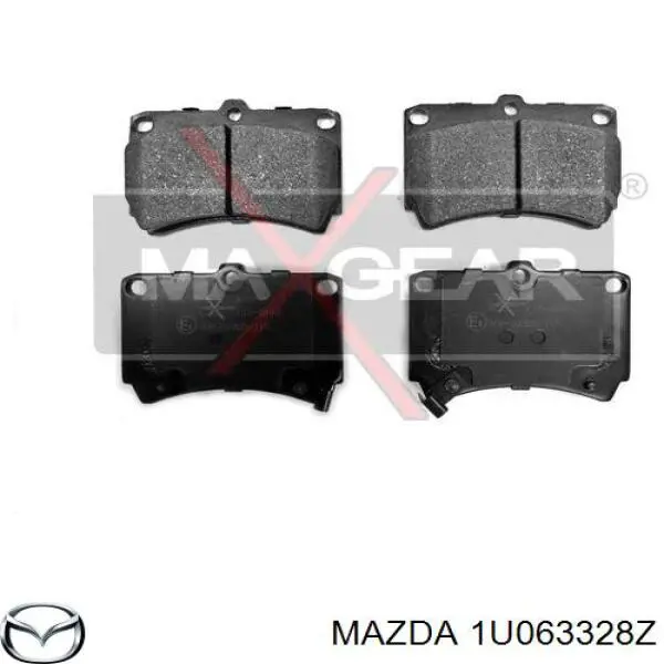 1U063328Z Mazda pastillas de freno delanteras