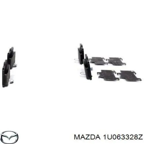 Pastillas de freno delanteras Mazda 323 BA