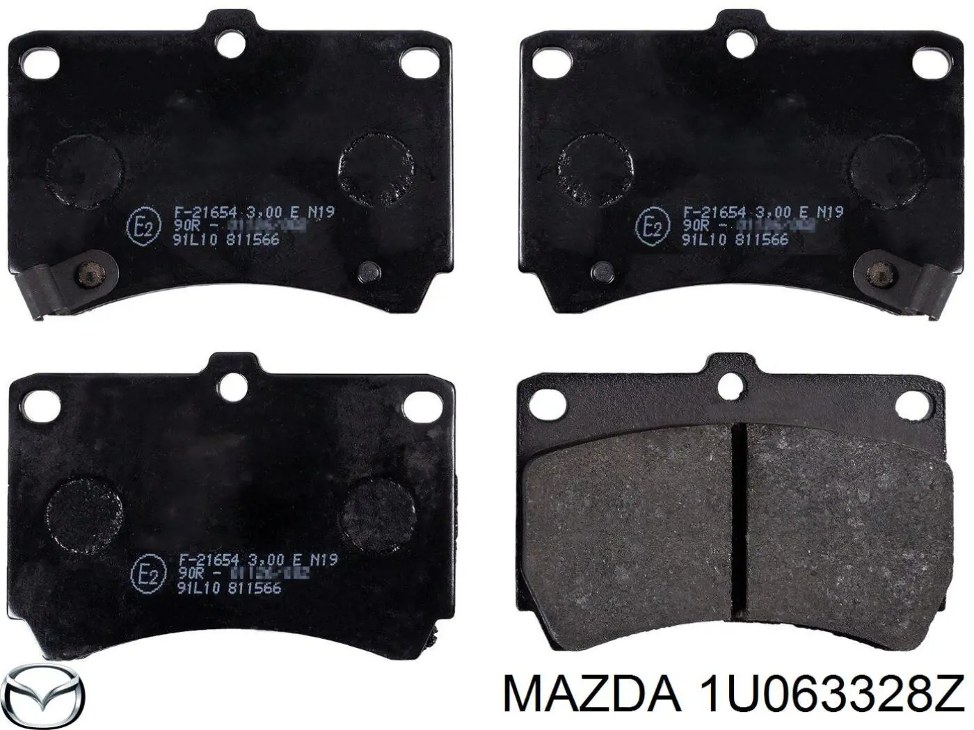 Pastillas de freno delanteras Mazda 323 BA