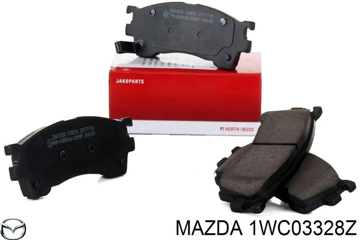 1WC03328Z Mazda pastillas de freno delanteras