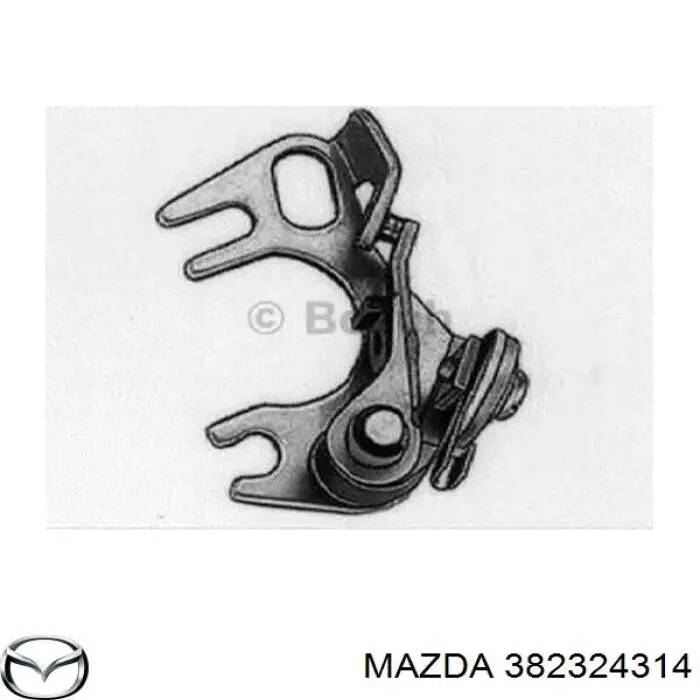 Grupo de contacto del distribuidor de encendido Mazda 929 2 (HB)