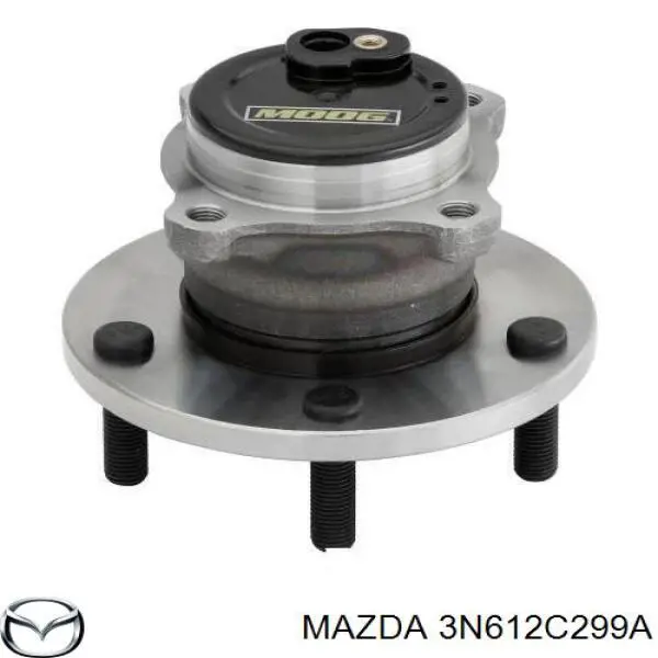 3N612C299A Mazda cubo de rueda trasero