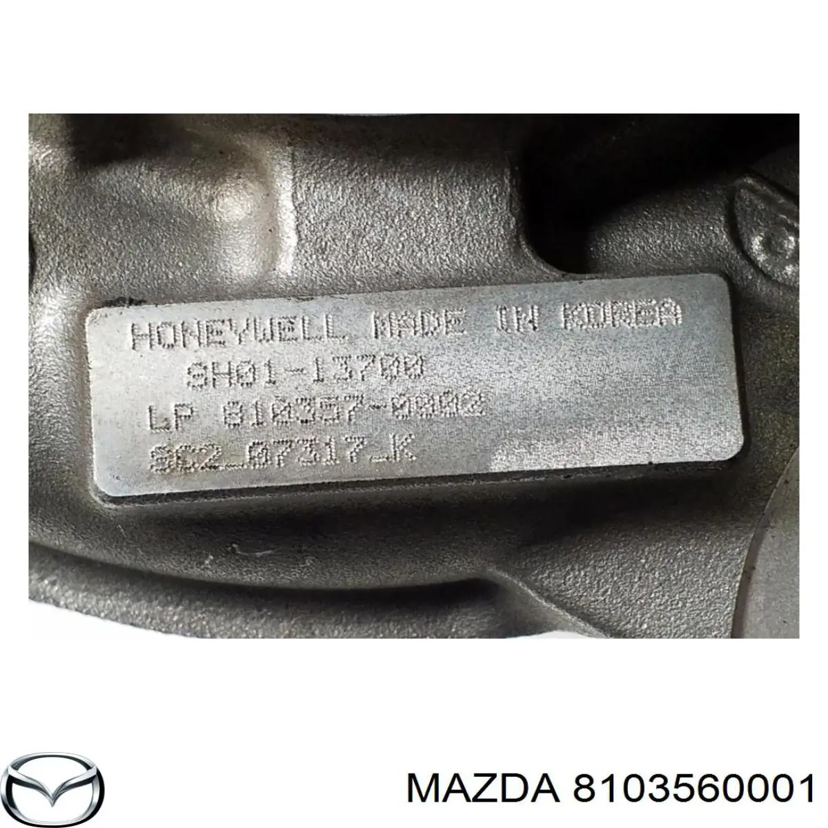 8103560001 Mazda turbocompresor