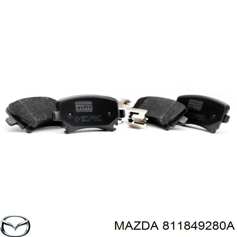 811849280A Mazda pastillas de freno delanteras