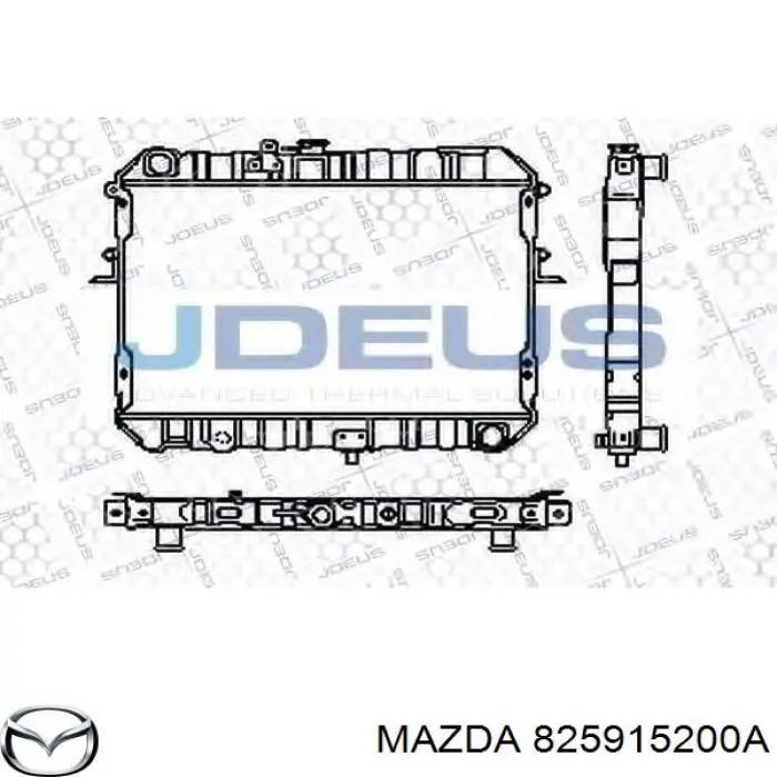 825915200A Mazda Refrigeración del motor