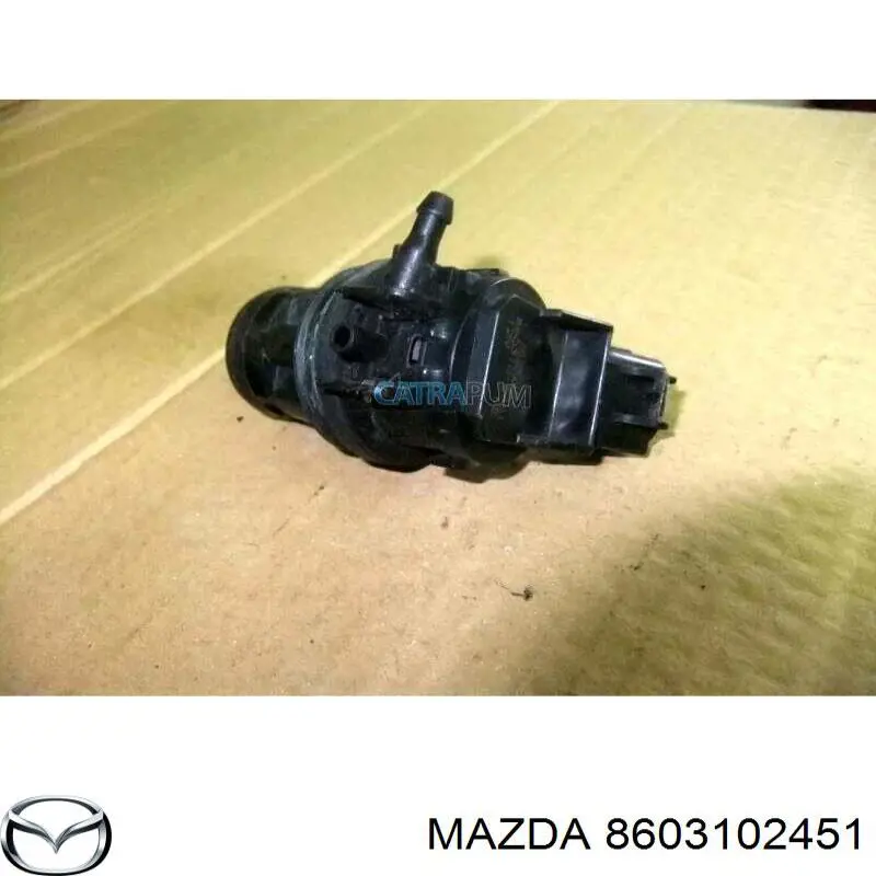 Bomba de agua limpiaparabrisas, delantera Mazda 8603102451 precio, desde 26,14 EUR