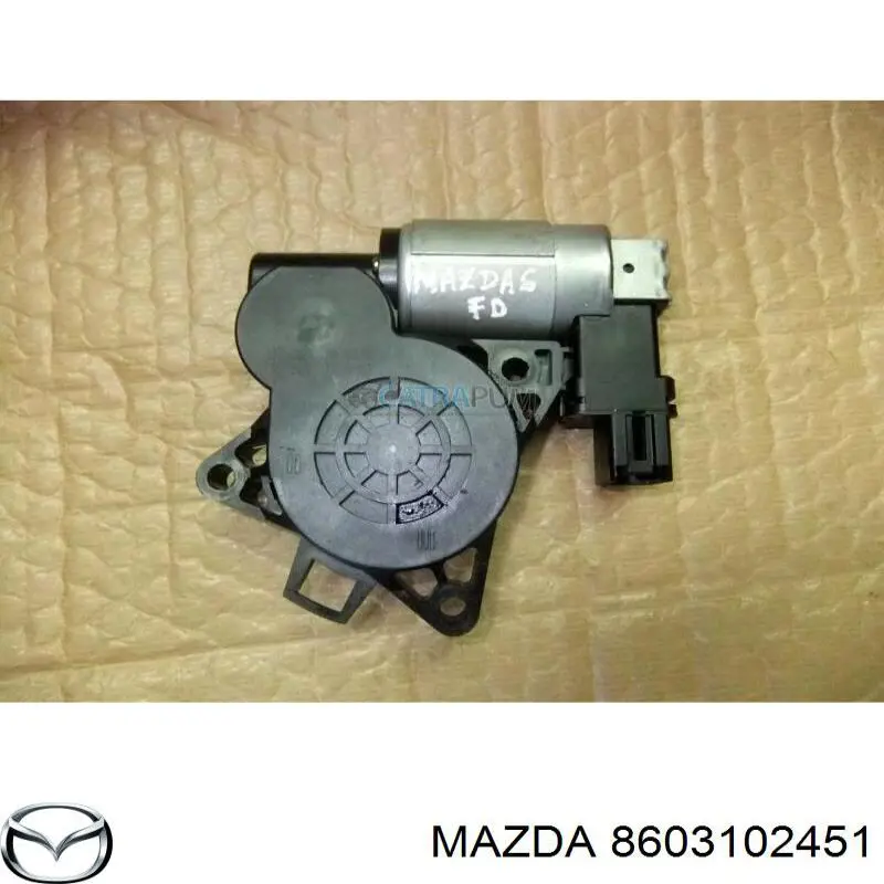 Bomba de agua limpiaparabrisas, delantera 8603102451 Mazda