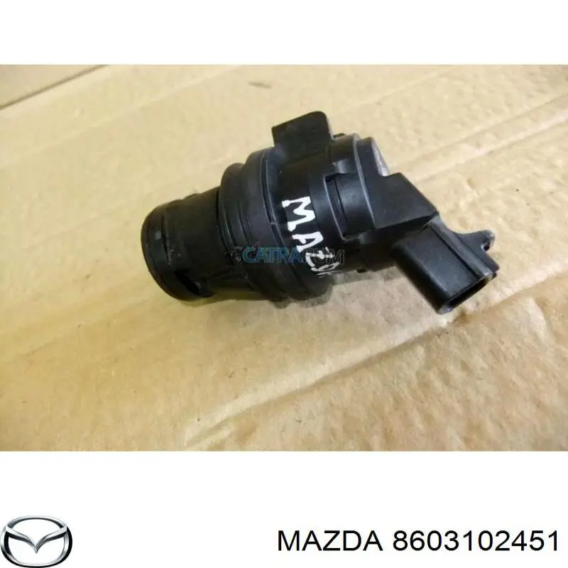 8603102451 Mazda Bomba de agua de lavado, lavado de parabrisas, delantera