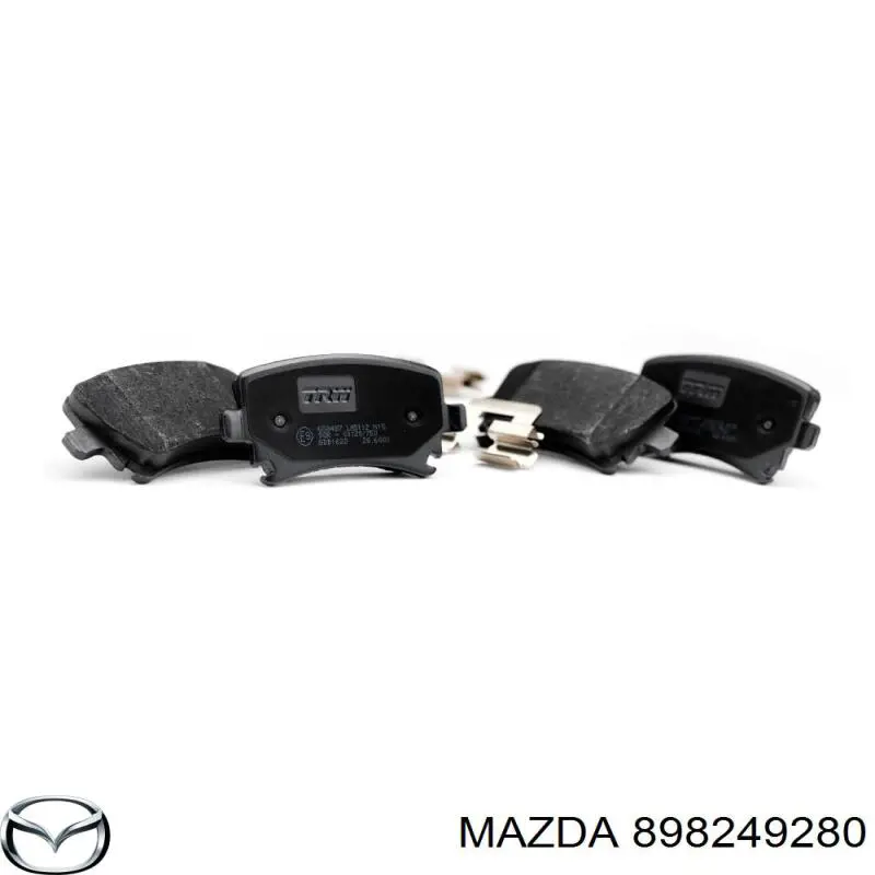 898249280 Mazda pastillas de freno delanteras