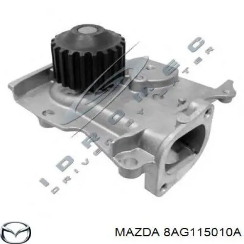 8AG115010A Mazda bomba de agua