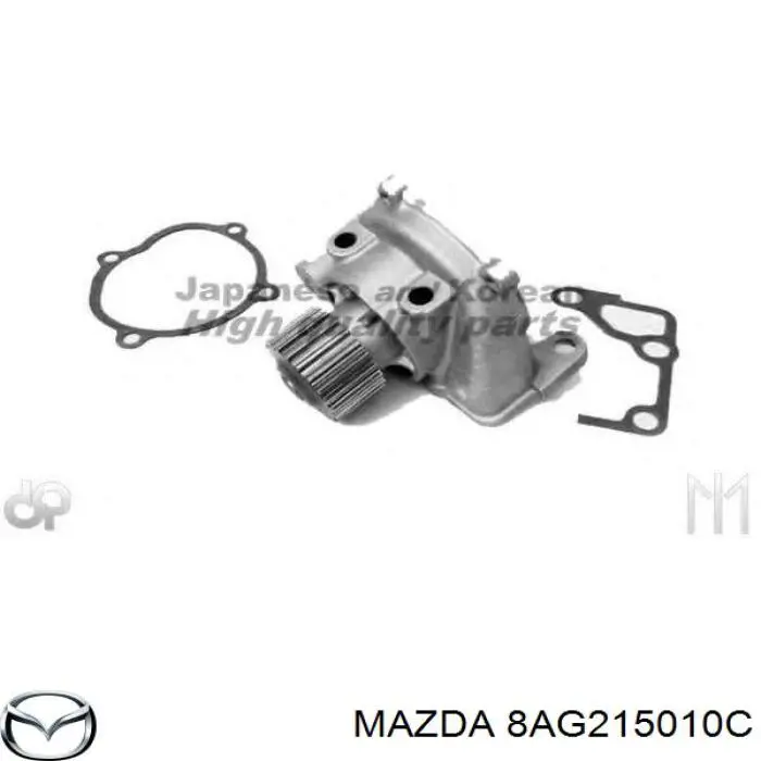 8AG2-15-010C Mazda bomba de agua