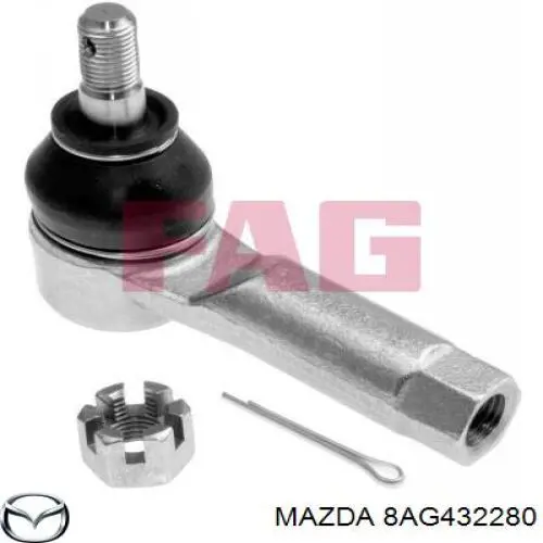 Comprar 8AG432280 Mazda Rótula barra de acoplamiento exterior