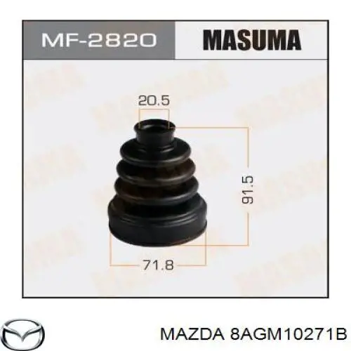 8AGM10271B Mazda