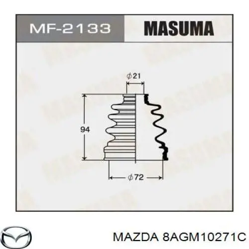 8AGM10271C Mazda