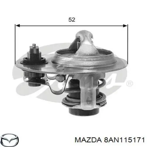 8AN1-15-171 Mazda termostato