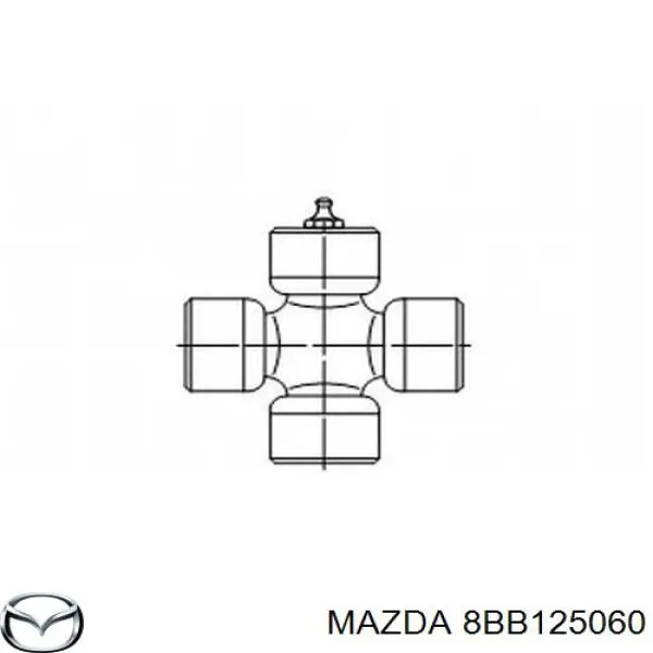Cruceta del eje cardán trasero Mazda 8BB125060 precio, desde 14,75 EUR