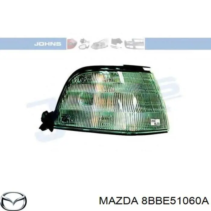 Luz de gálibo derecha para Mazda 323 (BF)