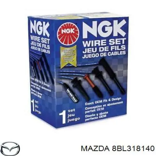 8BL318140 Mazda cables de bujías