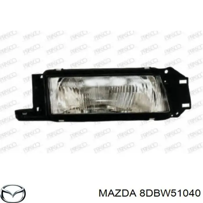 Faro izquierdo 8DBW51040 Mazda