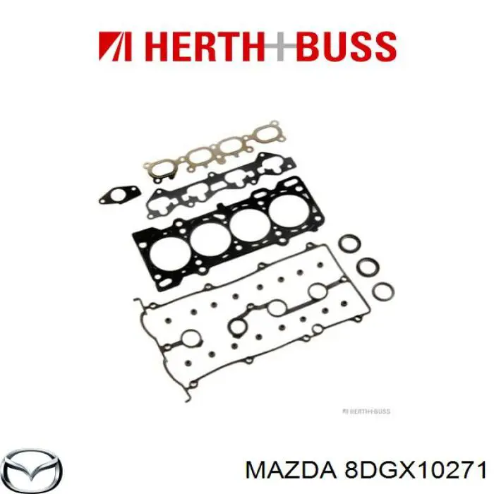 8DGX10271 Mazda juego de juntas de motor, completo