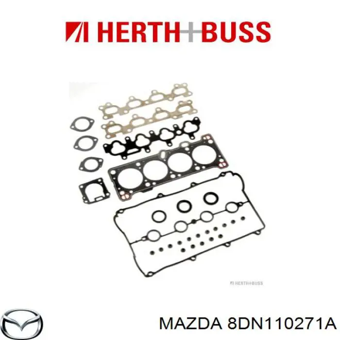 8AN1-10-271B Mazda juego de juntas de motor, completo