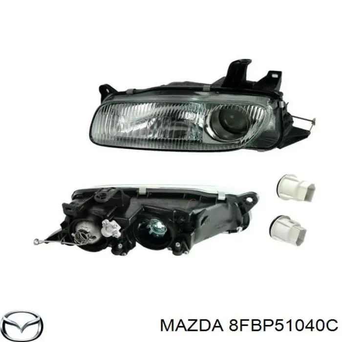 11061708 Mazda faro izquierdo