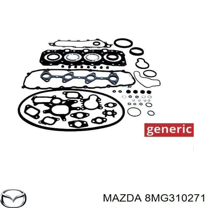 Comprar 8LGC10271 Mazda Kit completo de juntas del motor
