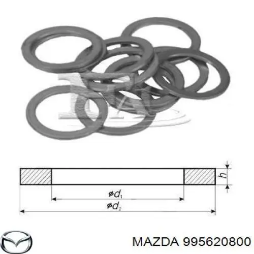 995620800 Mazda Junta de tapa del tubo de llenado de aceite