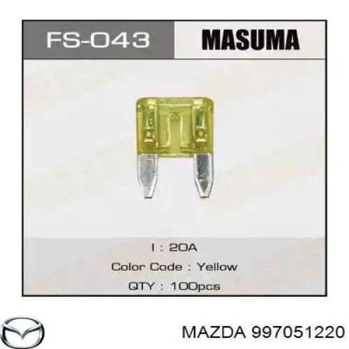 997051220 Mazda 