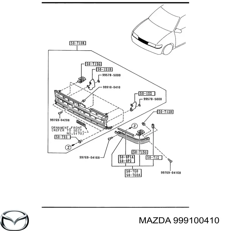 999100410 Mazda