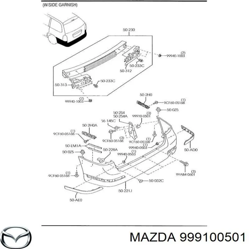 Comprar 999100501 Mazda 