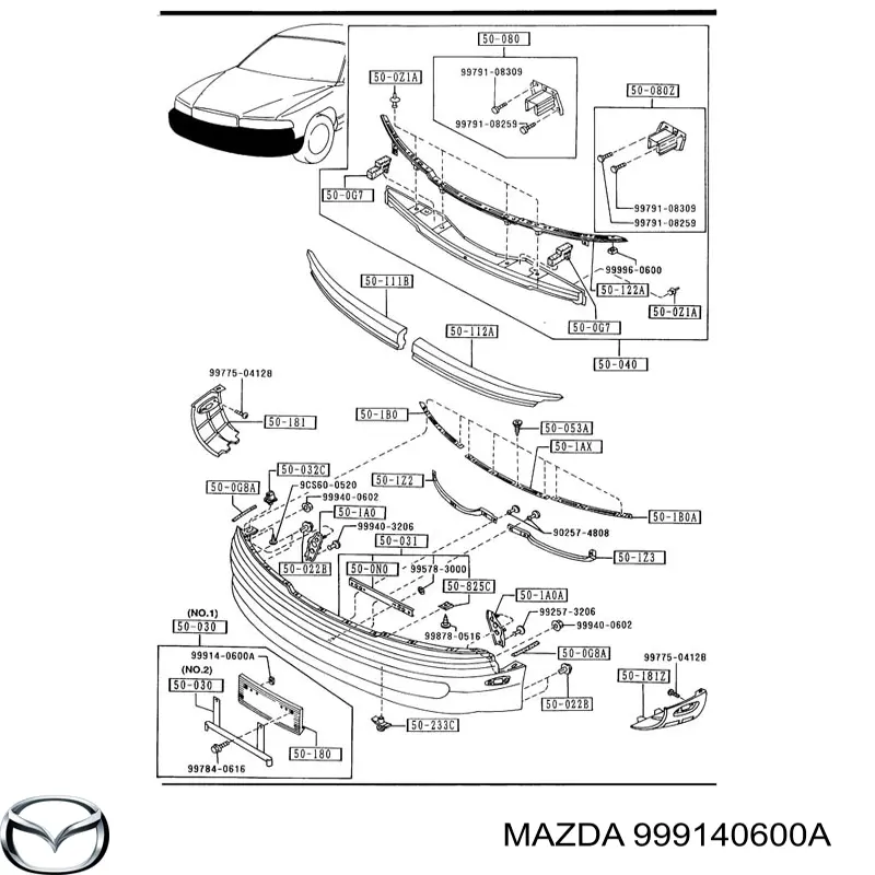  Mazda 999140600A precio, desde  