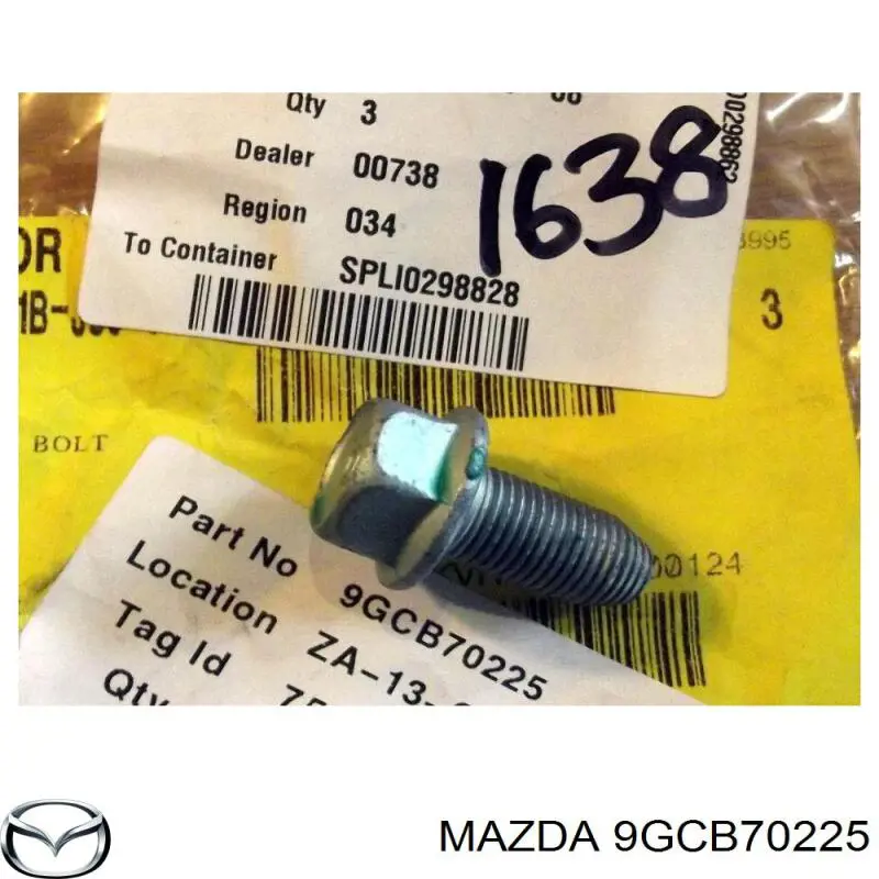 Comprar 9GCB70225 Mazda 