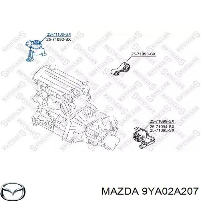 9YA02A207 Mazda