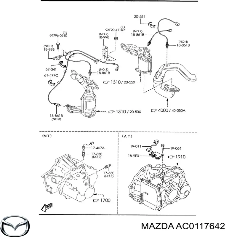 Comprar AC0117642 Mazda 