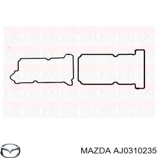 AJ0310235 Mazda junta, tapa de culata de cilindro derecha