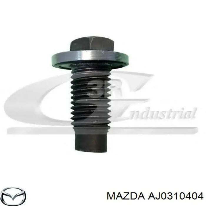AJ0310404 Mazda tapón roscado, colector de aceite