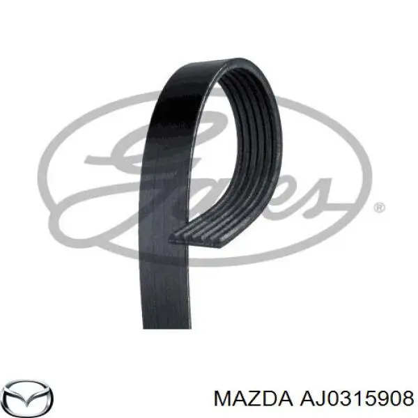 AJ0315908 Mazda correa trapezoidal