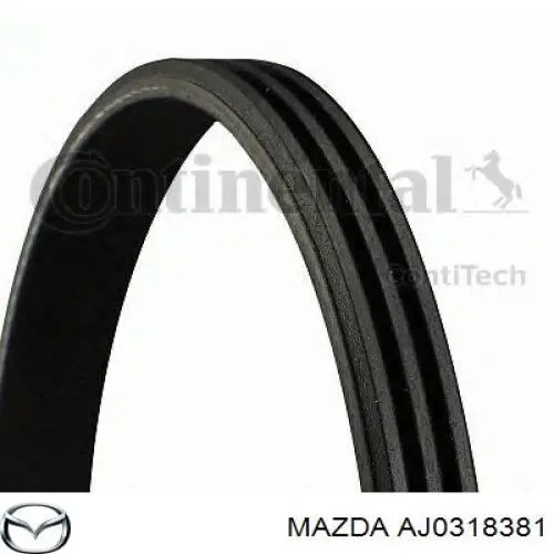 Correa de transmisión trapezoidal Mazda AJ0318381 precio, desde 5,69 EUR