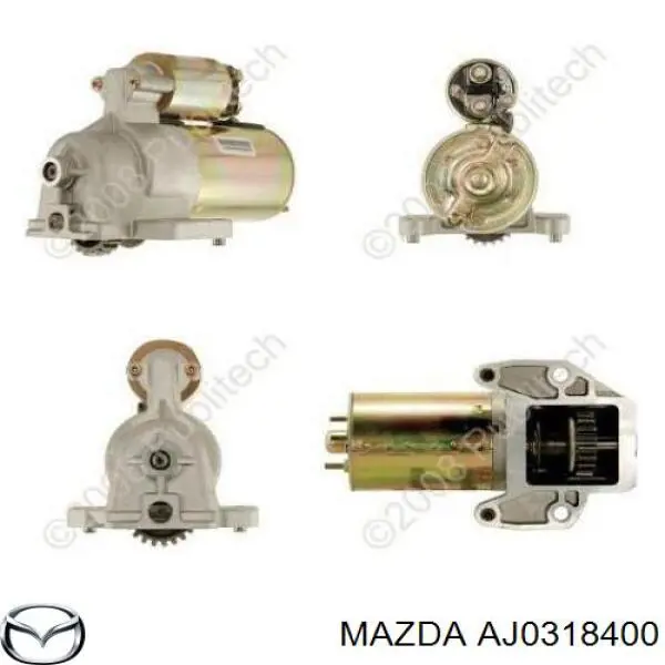 AJ03-18-400 Mazda motor de arranque
