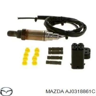 AJ03-18-861C Mazda sonda lambda sensor de oxigeno para catalizador