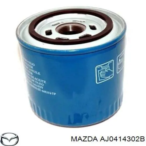 AJ0414302B Mazda filtro de aceite