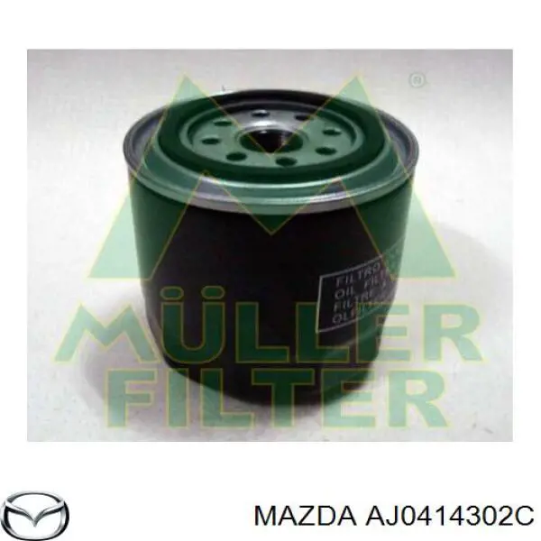 AJ0414302C Mazda filtro de aceite