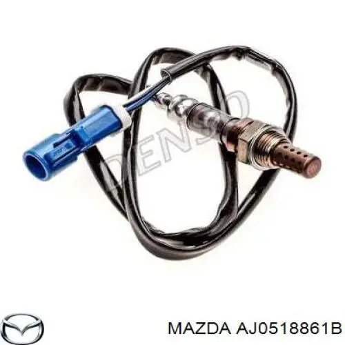 AJ0518861B Mazda sonda lambda, sensor de oxígeno despues del catalizador izquierdo