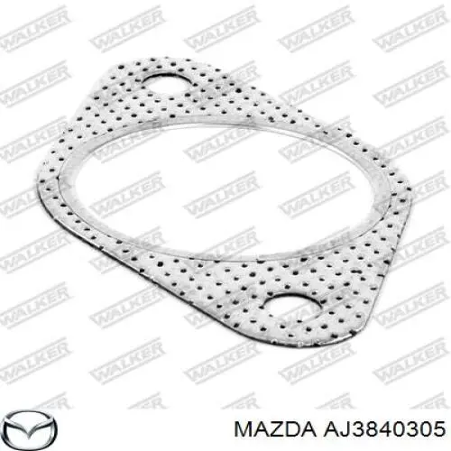 AJ3840305 Mazda junta, tubo de escape silenciador