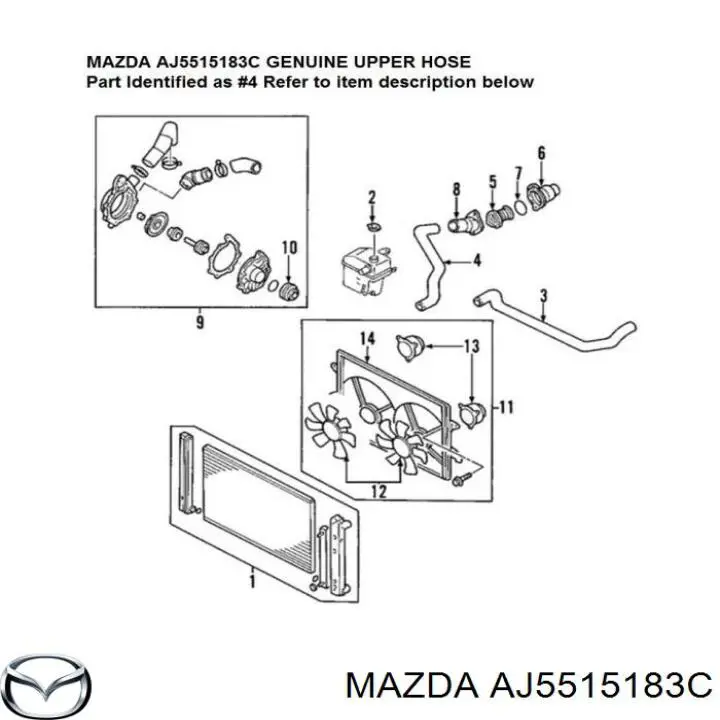 Comprar 98893 Metalcaucho Manguera superior del radiador