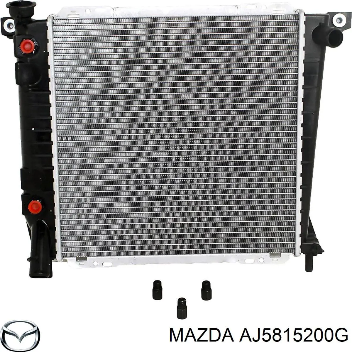 AJ5815200G Mazda radiador refrigeración del motor