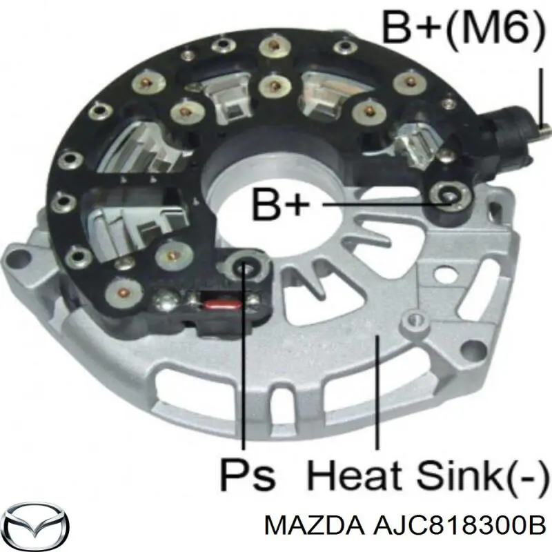 ZZC218300 Mazda alternador