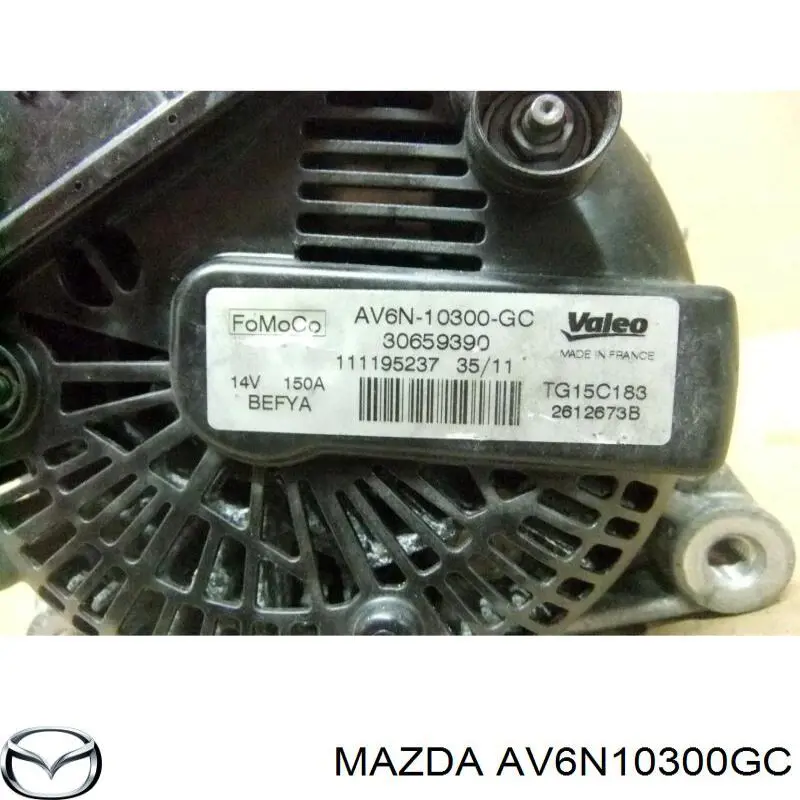Alternador AV6N10300GC Mazda
