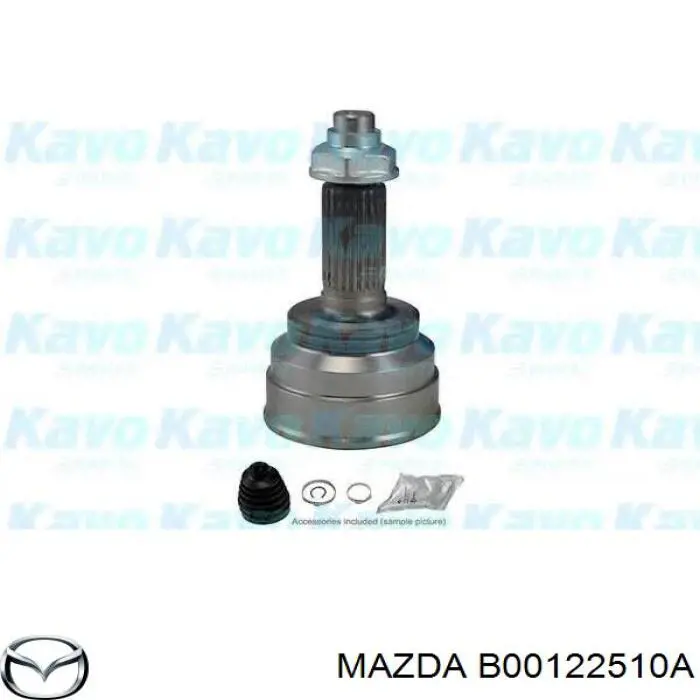 B00225400A Mazda árbol de transmisión delantero derecho